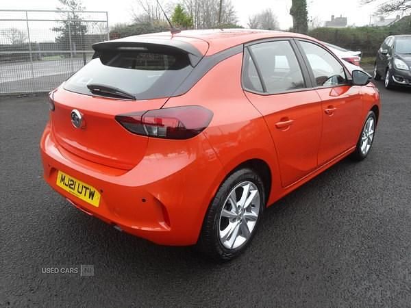Used Vauxhall Corsa 75 HP (55 kW) 2021 Orange Hatchback