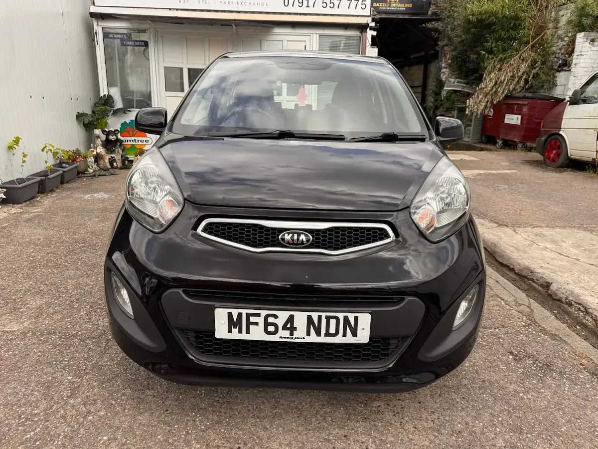 Used Kia Picanto 68 HP (50 kW) 2014 Black Hatchback