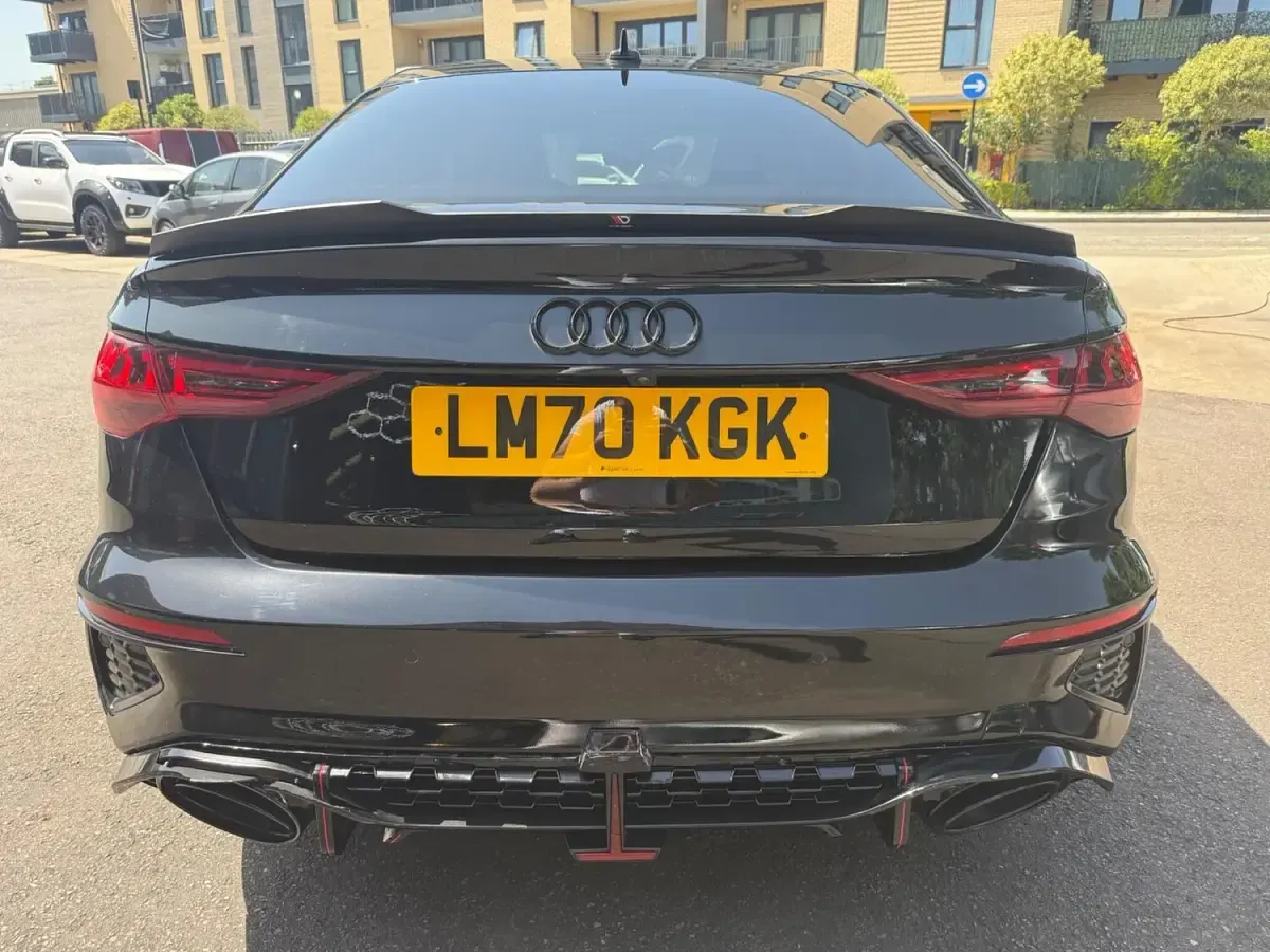 Used Audi A3 S-Line 150 HP (110 kW) 2020 Black Sedan