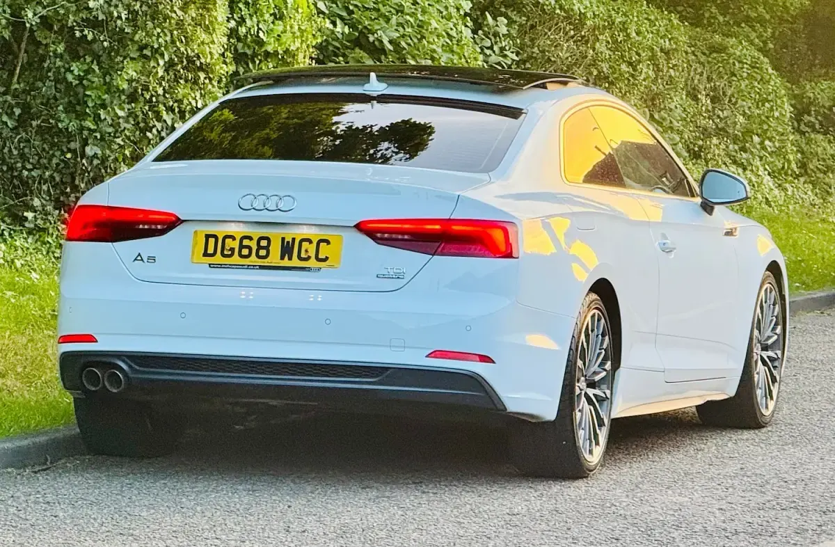 Used Audi A5 S-Line 286 HP (210 kW) 2018 White Coupe