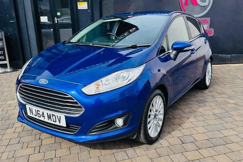 Used Ford Fiesta Titanium 2014 Blue Hatchback
