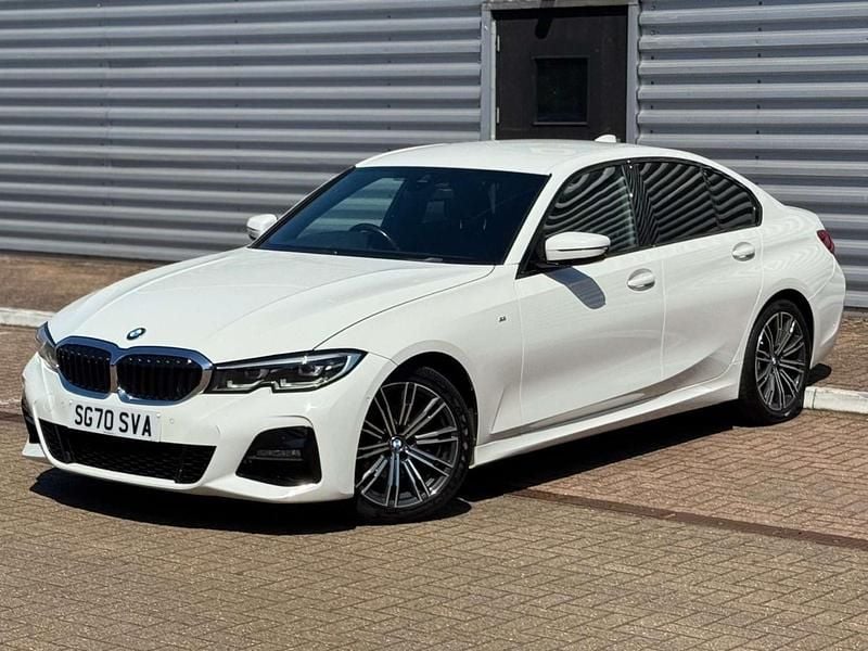 White Used 2020 BMW 320e M Sport Sedan | £21,545 (Fair price) - Image 1/4