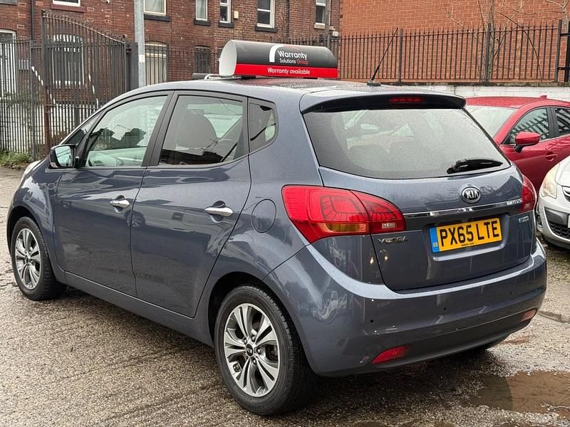 Used Kia Venga 123 HP (90 kW) 2015 Blue Hatchback