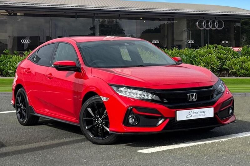 Used Honda Civic Sport 180 HP (132 kW) 2021 Red Hatchback