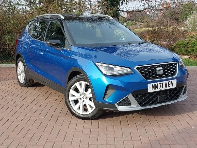 Blue Used 2022 Seat Arona Xperience SUV | £16,498 (Fair price) - Image 1/4
