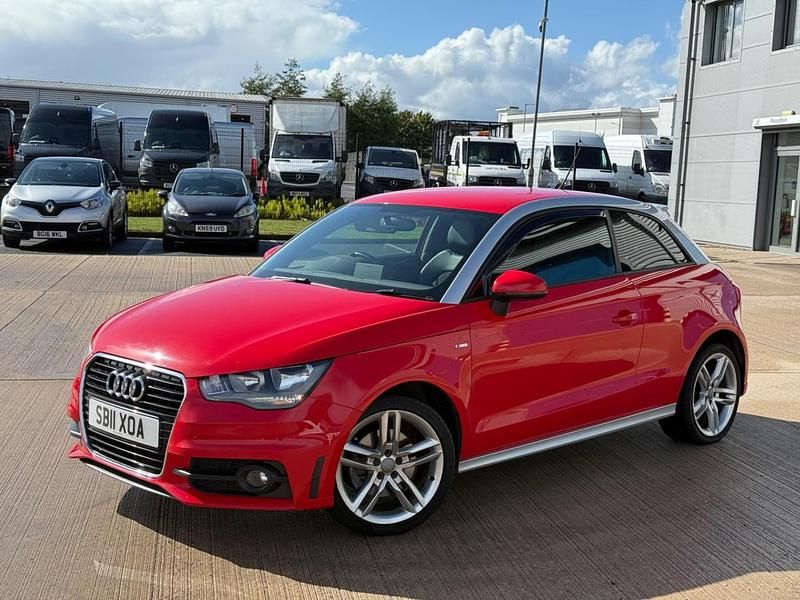 Used Audi A1 S-Line 122 HP (89 kW) 2011 Red Hatchback