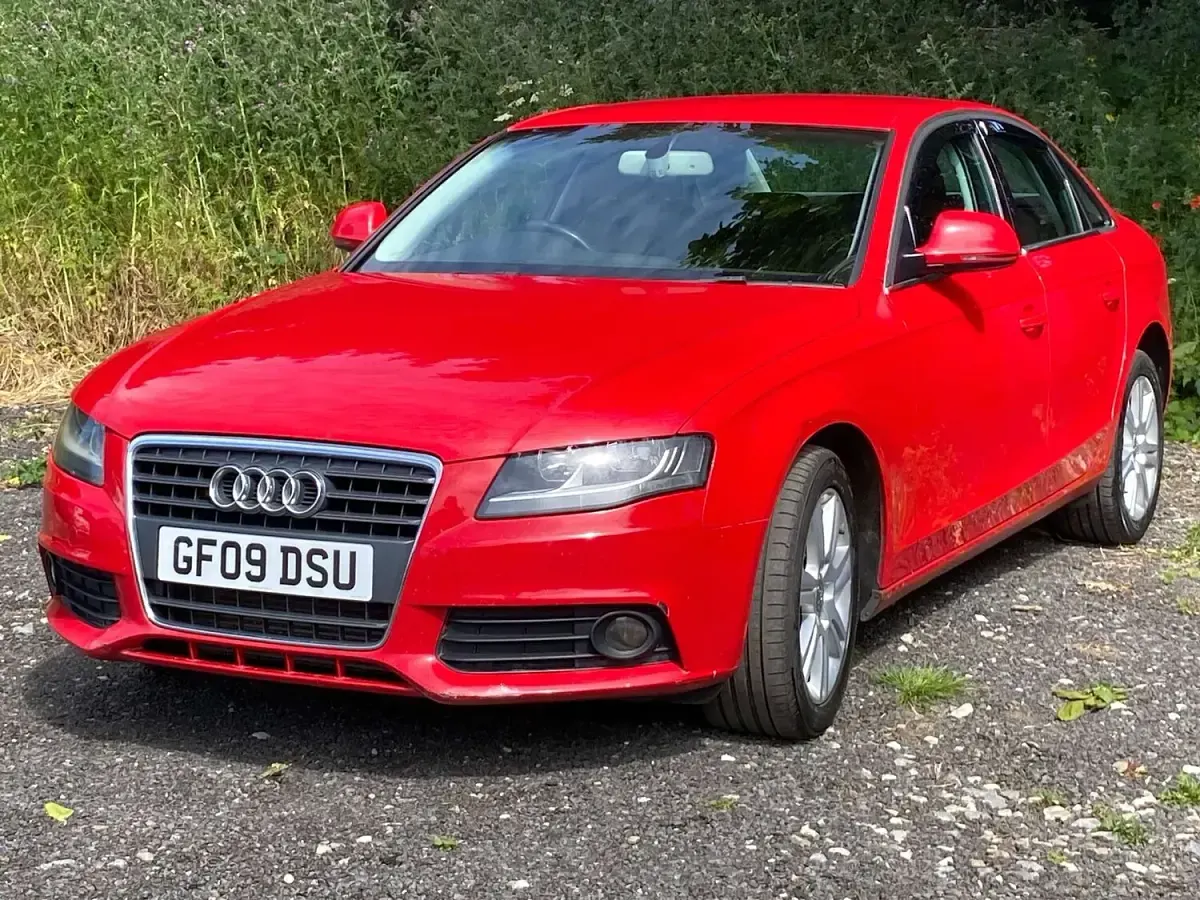 Used Audi A4 2009 Red Sedan
