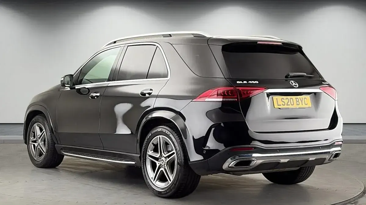 Used Mercedes GLE450 AMG AMG line 367 HP (269 kW) 2019 Obsidian black SUV