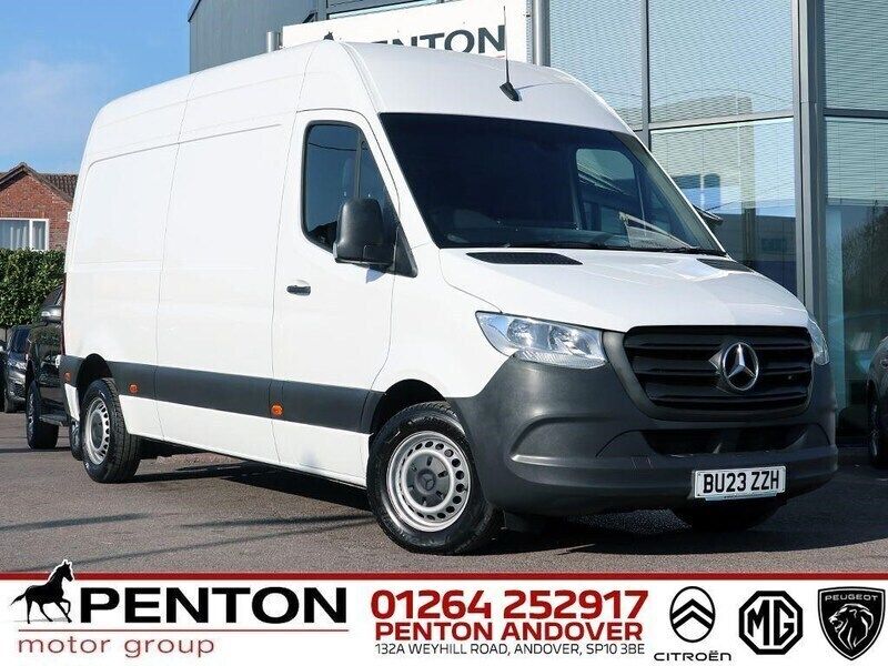 White Used 2023 Mercedes Sprinter Progressive Van | £25,990 (Good price) - Image 1/3