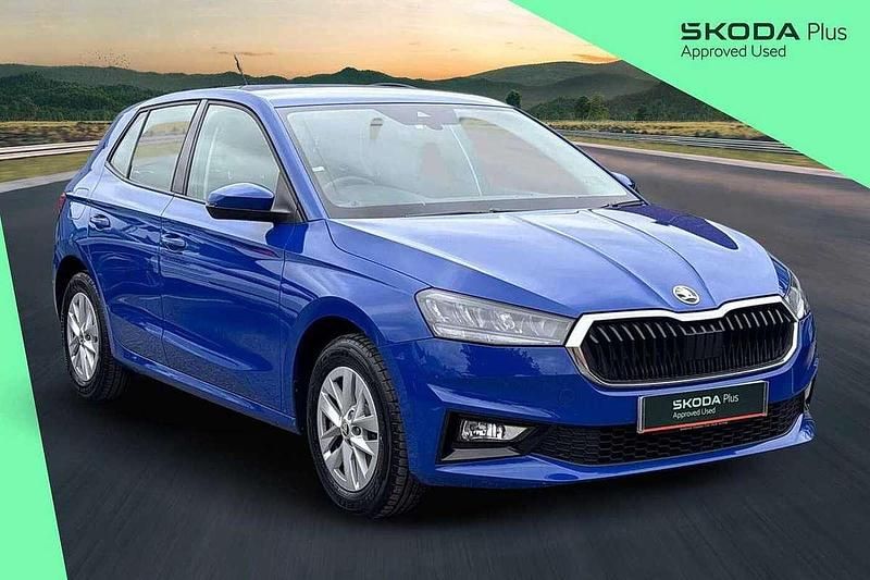 Energy blue Used 2023 Skoda Fabia Comfort Hatchback | £15,288 (Fair price) - Image 1/4