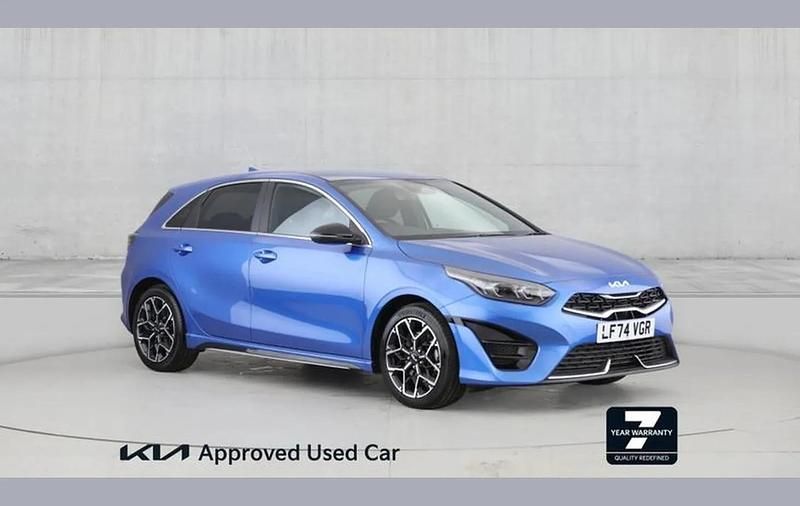 Blue Used 2024 Kia Ceed GT-Line Hatchback | £18,930 (Fair price) - Image 1/4