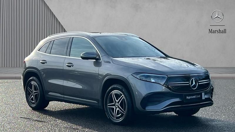 Mountain grey metallic Used 2022 Mercedes EQA250 AMG line SUV | £20,495 (Fair price) - Image 1/4