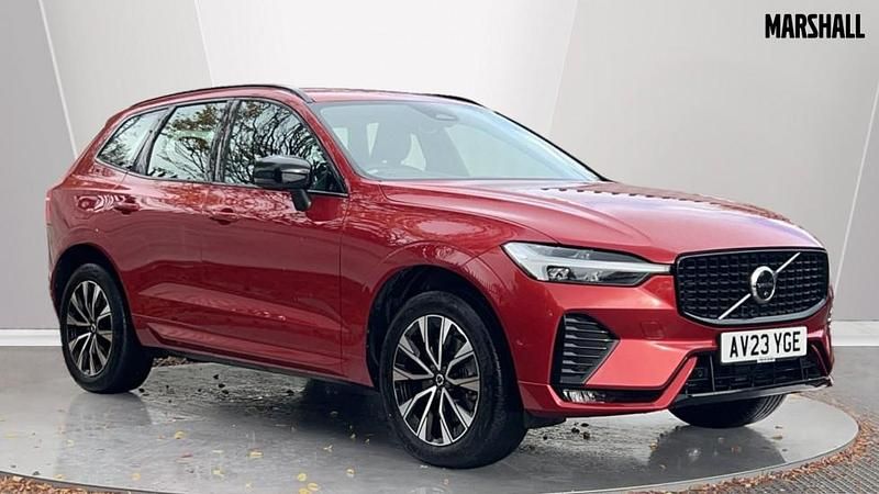 Metallic fusion red Used 2023 Volvo XC60 Plus SUV | £36,127 (Fair price) - Image 1/4