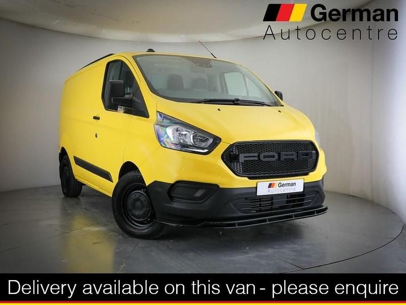 Yellow Used 2022 Ford Transit Custom S Van | £15,200 (Good price) - Image 1/3