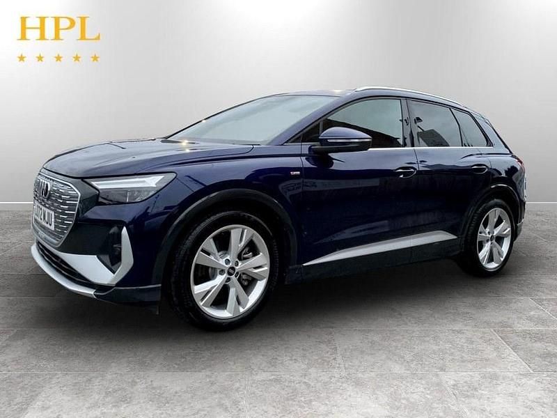 Used Audi Q4 e-tron S-Line 150 kW (204 HP) 2022 Blue SUV