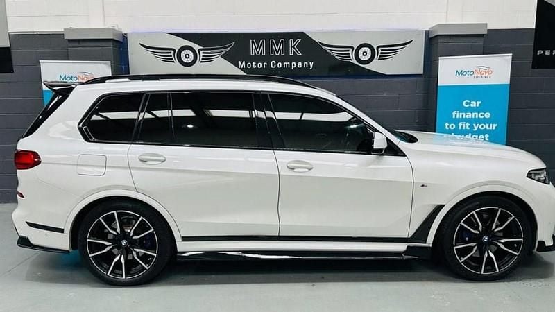 White Used 2020 BMW X7 M Sport SUV | £55,995 - Image 1/4