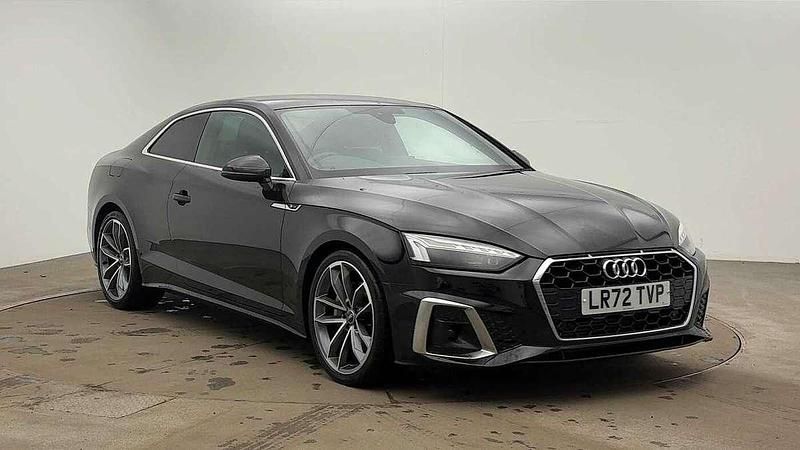 Black Used 2022 Audi A5 S-Line Coupe | £24,500 (Good price) - Image 1/4