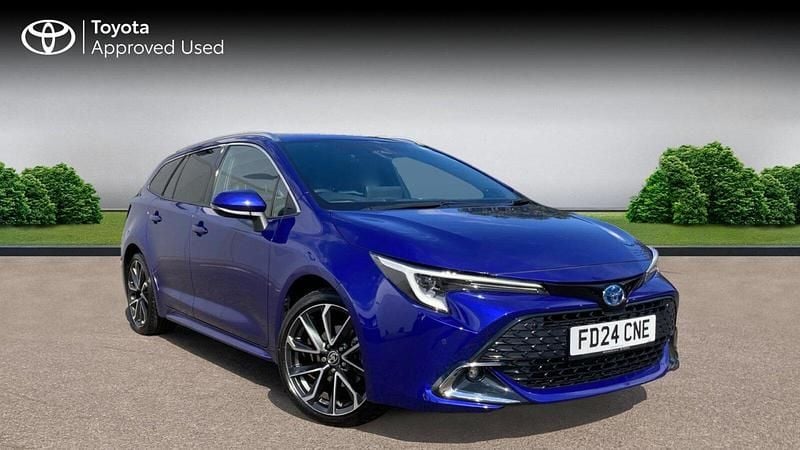 Juniper blue Used 2024 Toyota Corolla Estate | £26,067 (Fair price) - Image 1/4