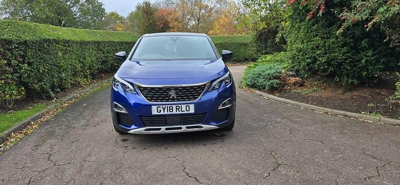 Blue Used 2018 Peugeot 3008 GT-line Hatchback | £7,499 (Super price) - Image 1/4