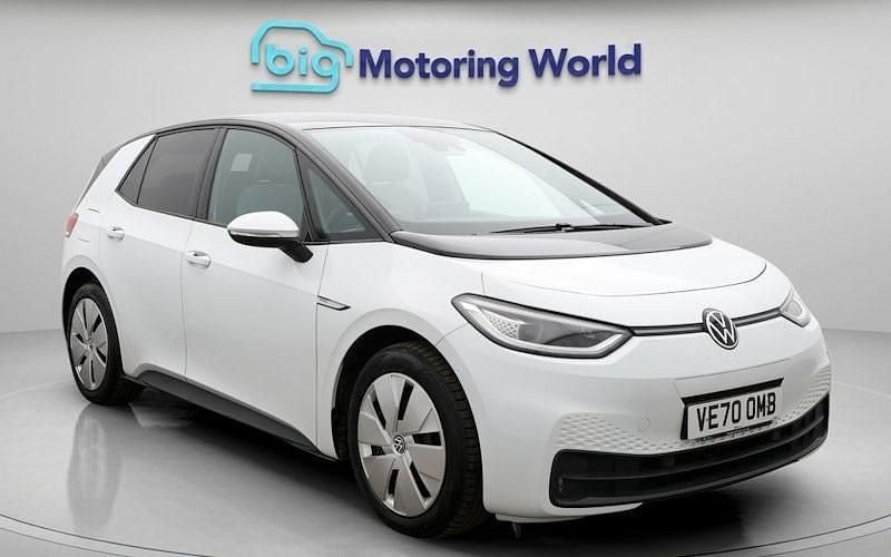 Used VW ID.3 Pro Performance 150 kW (204 HP) 2020 White Hatchback