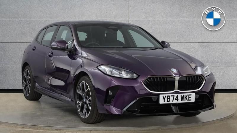 Purple Used 2024 BMW 120 M Sport Hatchback | £27,000 - Image 1/4
