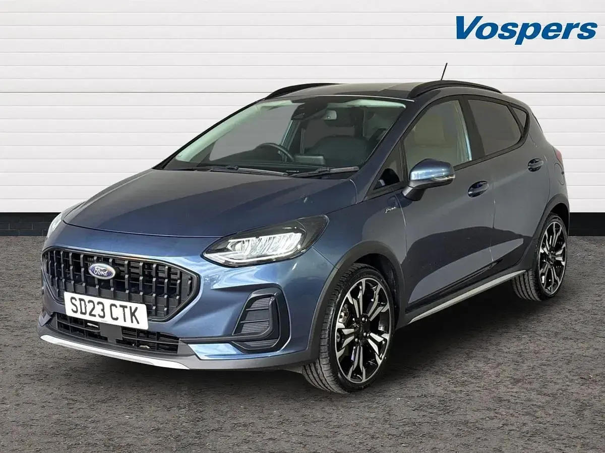 Used Ford Fiesta Active X 123 HP (90 kW) 2023 Blue Hatchback