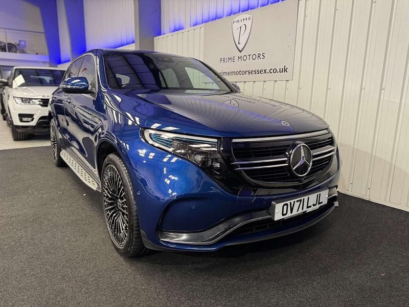Used Mercedes EQC400 AMG Line Premium 300 kW (408 HP) 2021 Blue SUV