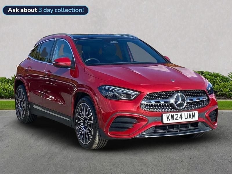 Red Used 2024 Mercedes GLA220 AMG Line Premium Plus SUV | £38,799 - Image 1/4