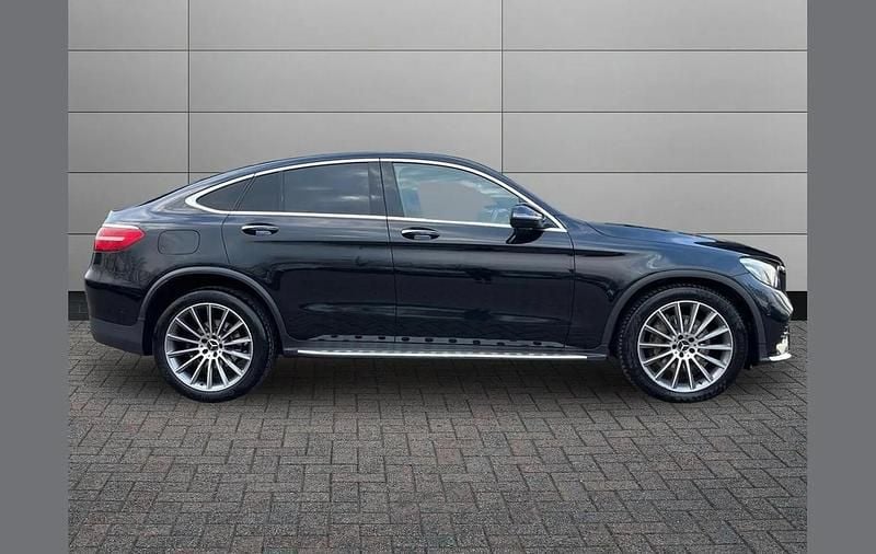 Used Mercedes GLC350 AMG line 258 HP (189 kW) 2017 Obsidian black Coupe