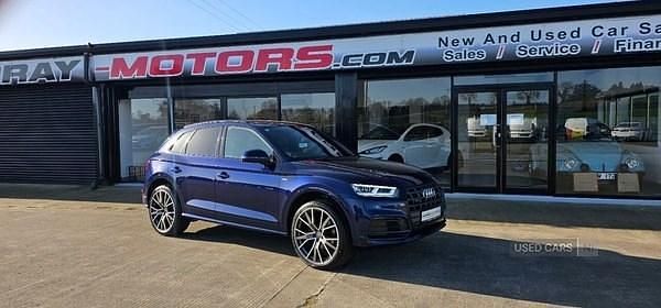 Used Audi Q5 S-Line 190 HP (139 kW) 2019 Blue SUV