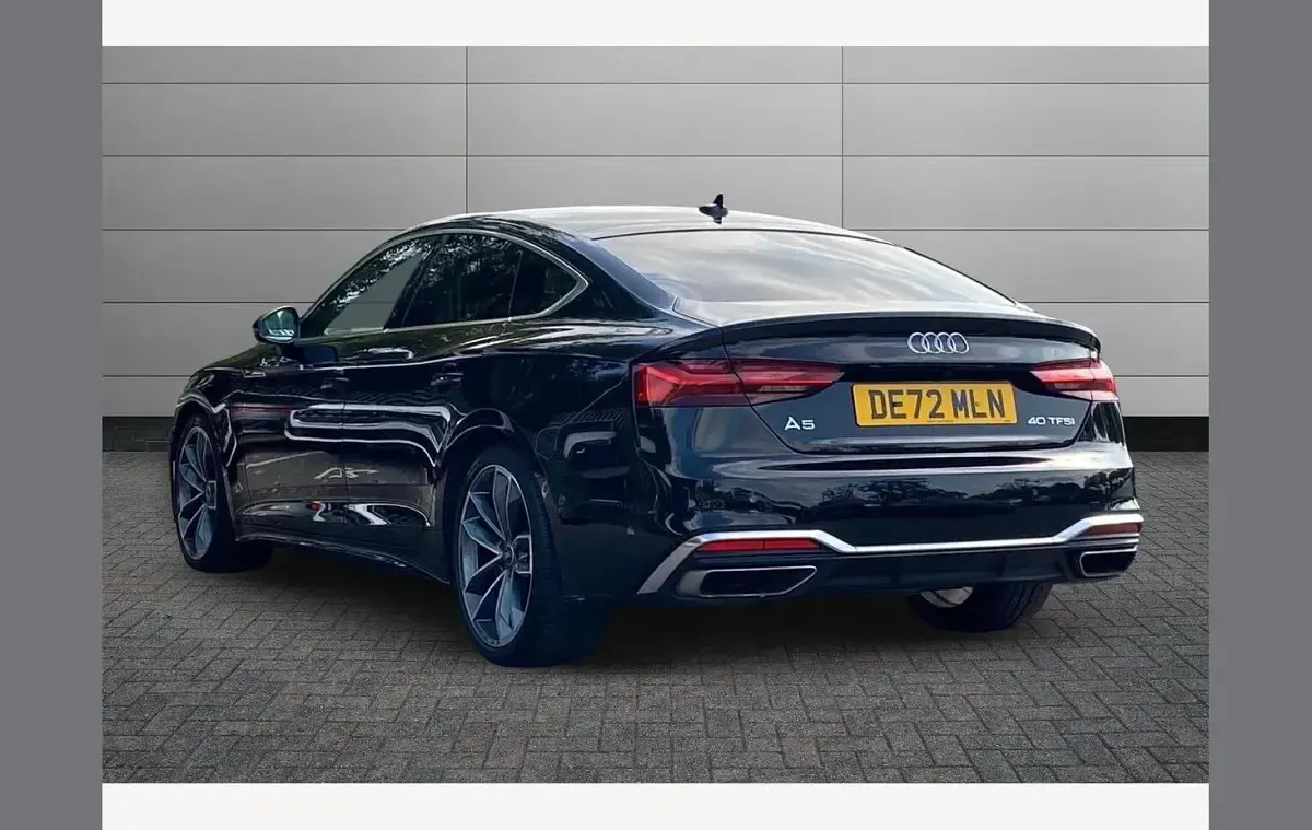 Used Audi A5 Sportback S-Line 204 HP (150 kW) 2022 Black Hatchback