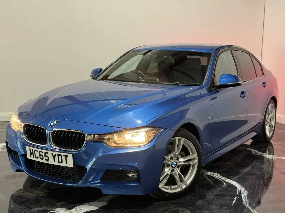Used BMW 330 M Sport 258 HP (189 kW) 2015 Blue Sedan