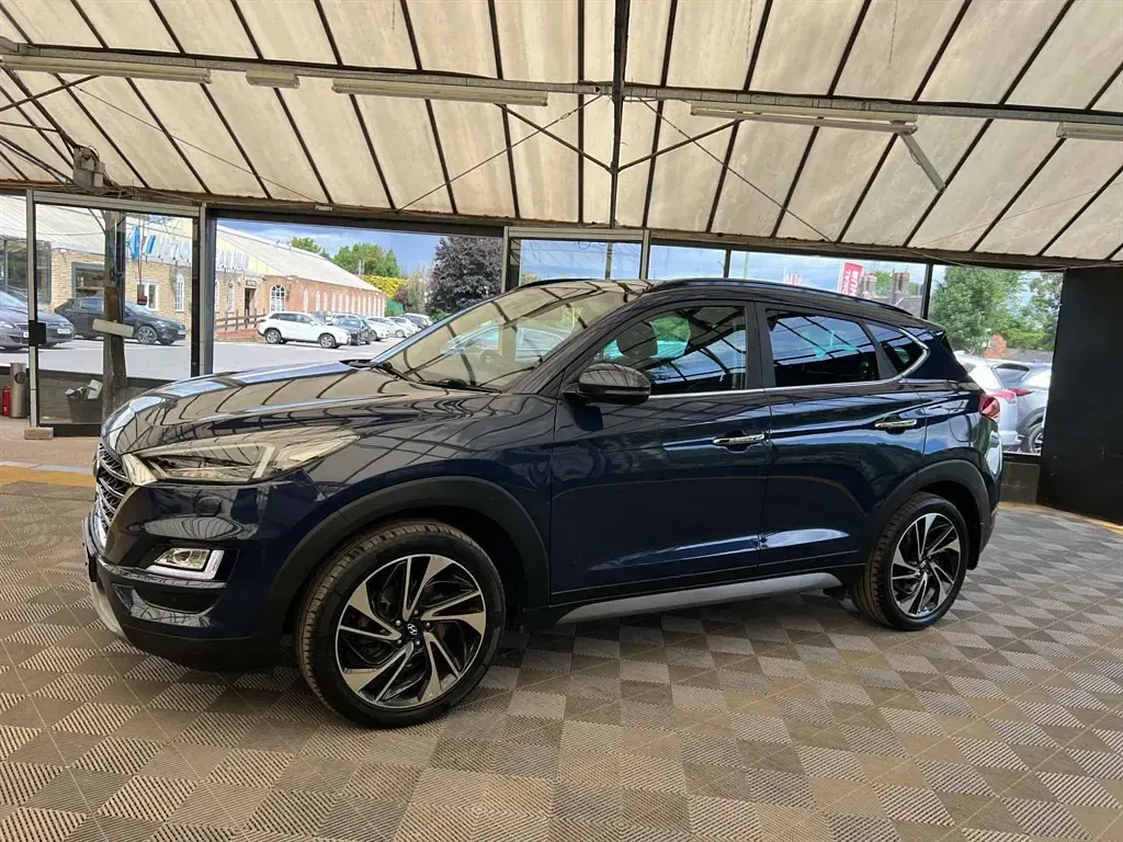 Used Hyundai Tucson Premium SE 136 HP (100 kW) 2019 Blue SUV