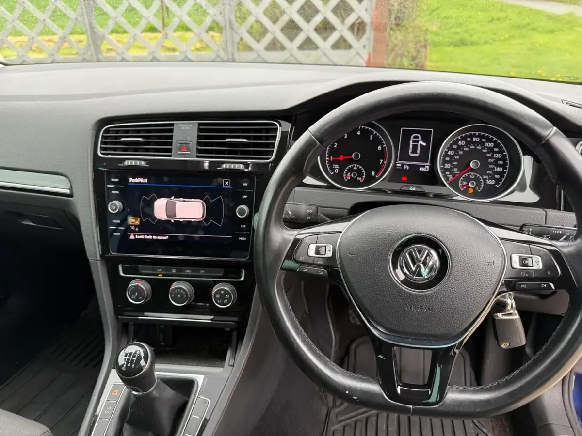 Used VW Golf VII GT 2018 Blue Hatchback