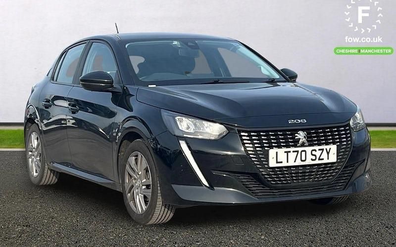 Używany Peugeot 208 Active 75 KM (55 kW) 2020 Czarny Hatchback