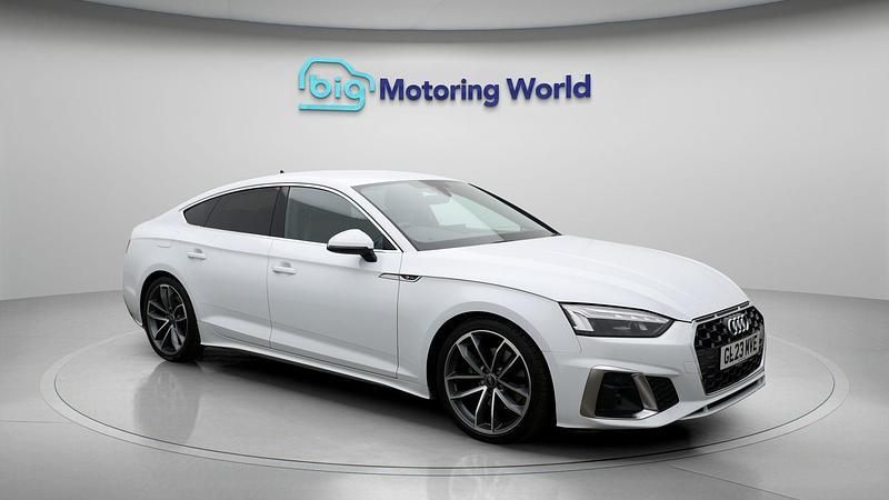 White Used 2023 Audi A5 Sportback S-Line Hatchback | £25,600 (Good price) - Image 1/4