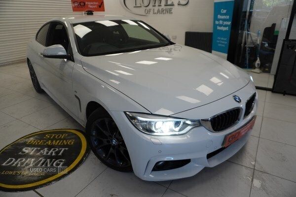 White Used 2017 BMW 420 M Sport Coupe | £11,995 (Fair price) - Image 1/4