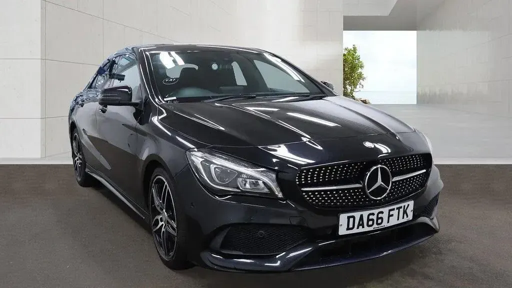 Used Mercedes CLA220 AMG line 2016 Black Coupe