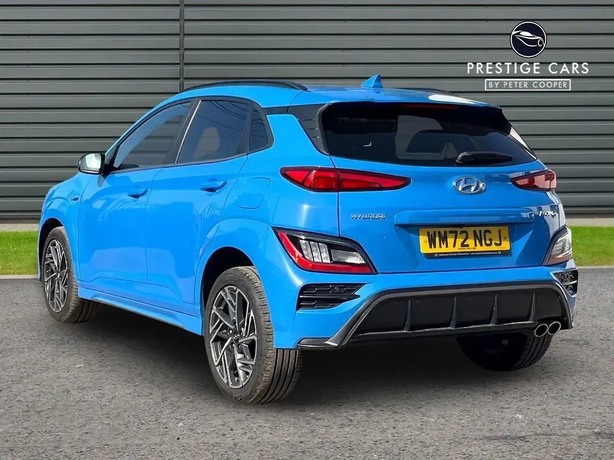 Used Hyundai Kona N Line 117 HP (86 kW) 2023 Blue SUV