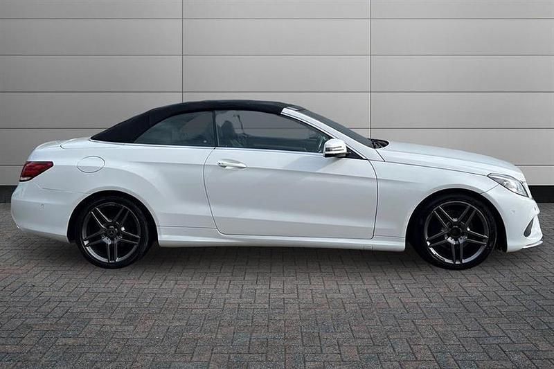 Used Mercedes E220 AMG 170 HP (125 kW) 2013 Polar white Cabriolet