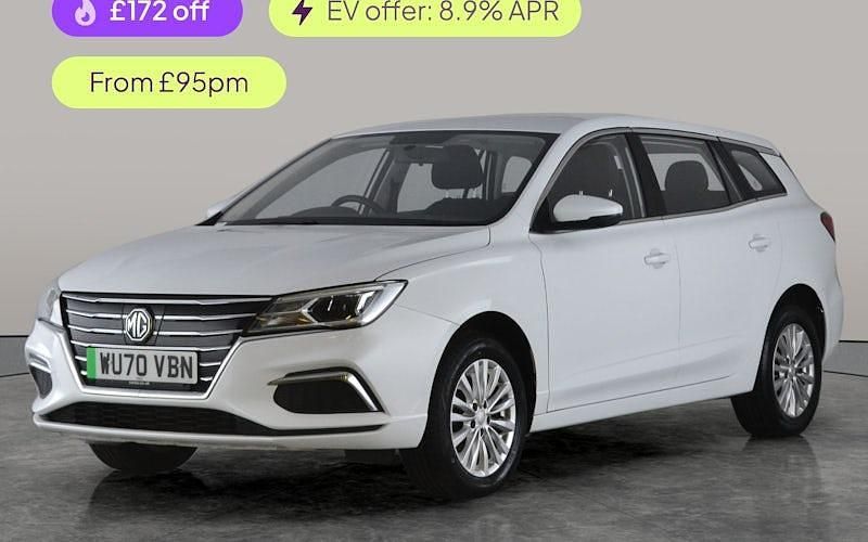 Used MG MG5 EV Excite 114 kW (156 HP) 2021 White Estate