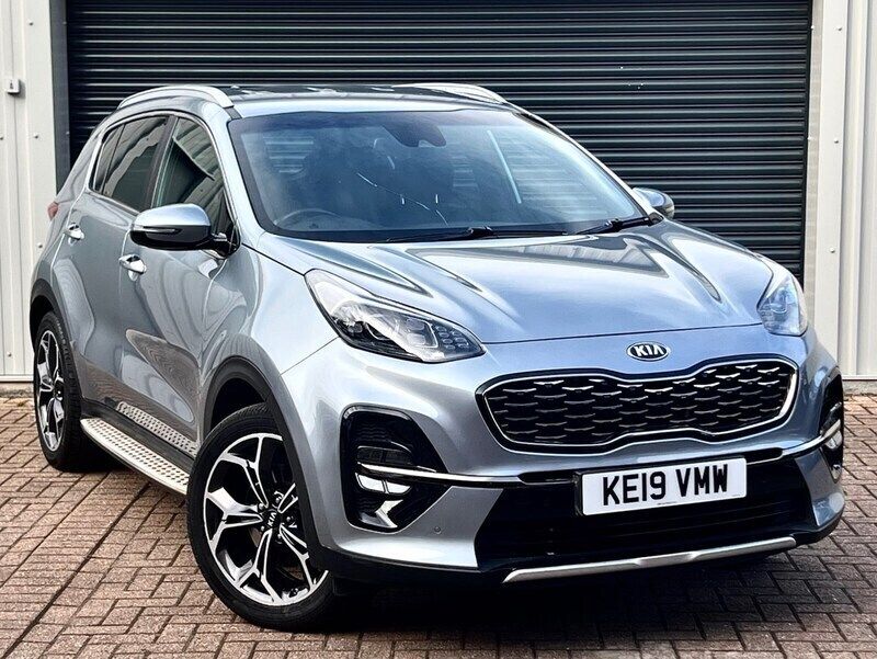 Silver Used 2019 Kia Sportage GT-Line SUV | £13,995 (Good price) - Image 1/4