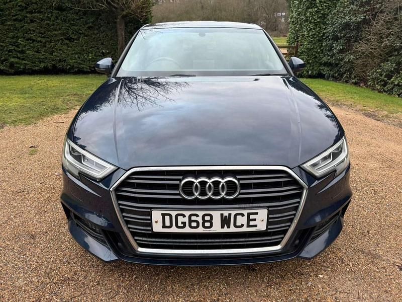 Used Audi A3 S-Line 2018 Blue Sedan