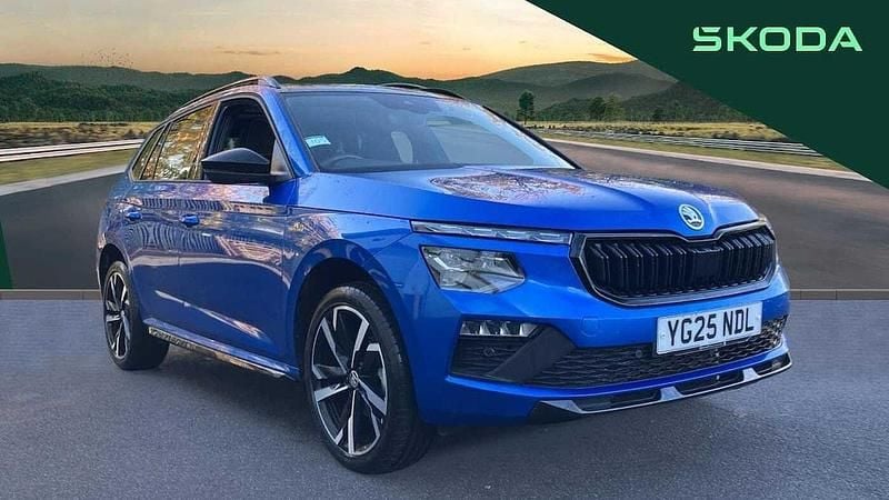Blue Used 2025 Skoda Kamiq Monte Carlo SUV | £20,290 (Fair price) - Image 1/4
