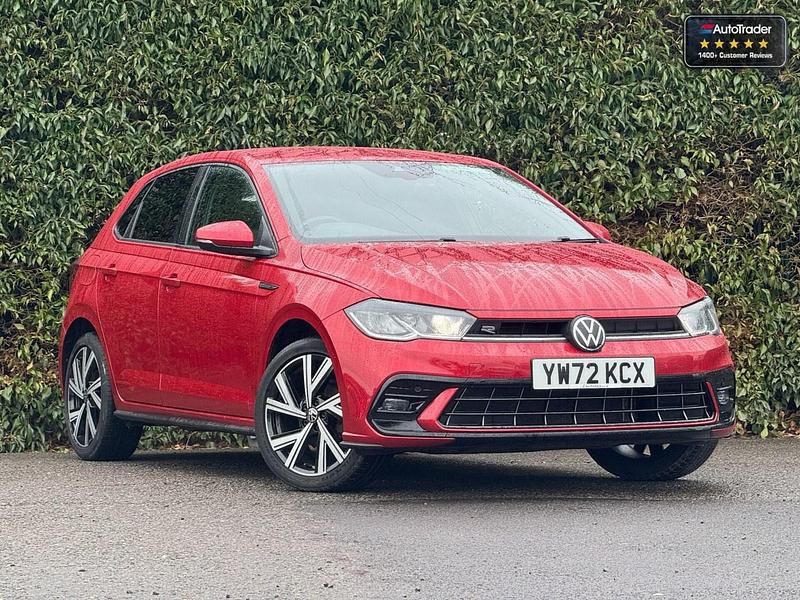 Usado VW Polo R-line 95 CV (69 kW) 2022 Rojo Utilitario