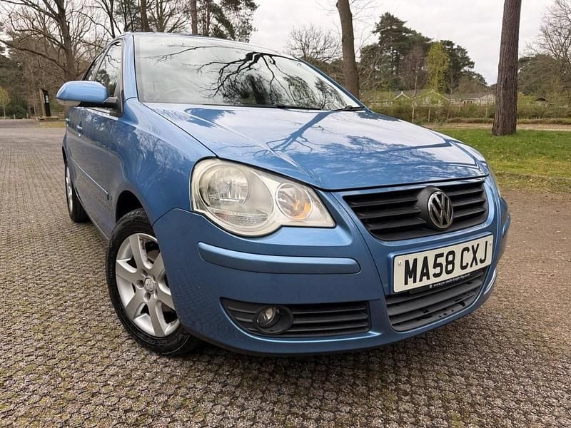 Used VW Polo Match 70 HP (51 kW) 2008 Blue Hatchback