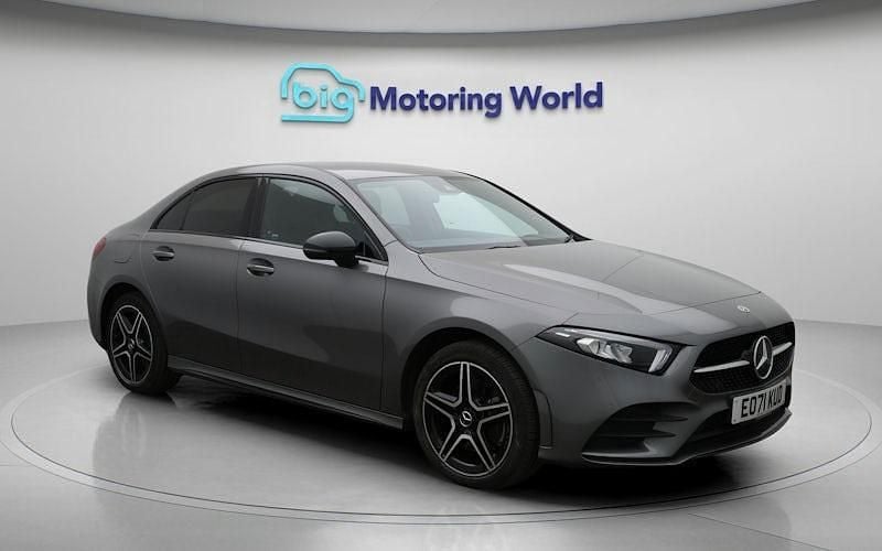 Used Mercedes A250 AMG line 259 HP (190 kW) 2021 Grey Sedan