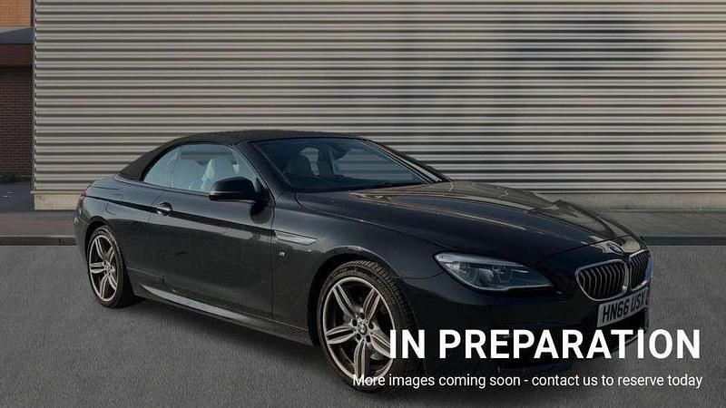Black Used 2016 BMW 640 Cabriolet M Sport Cabriolet | £18,458 (Fair price) - Image 1/4