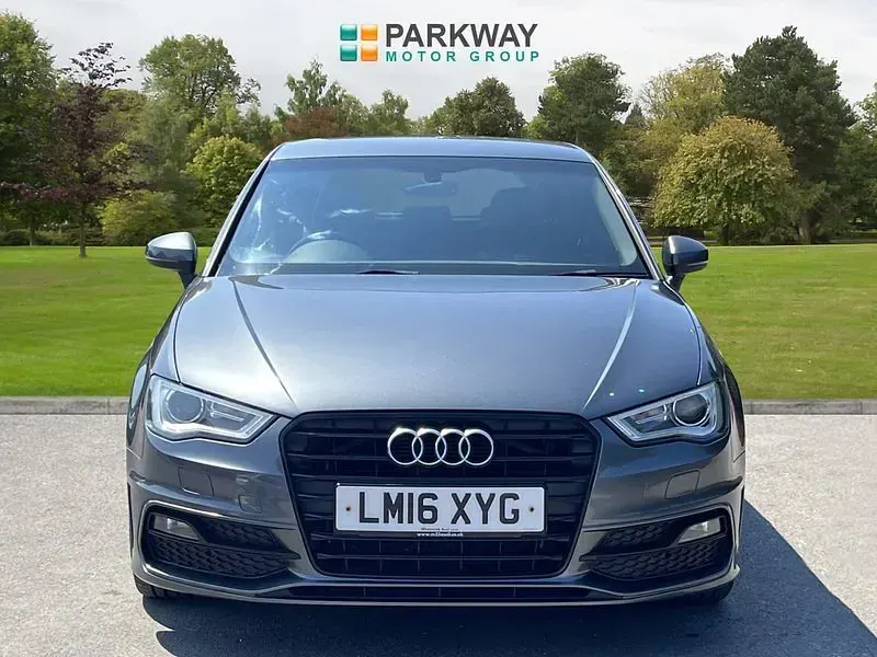 Used Audi A3 S-Line 184 HP (135 kW) 2016 Grey Hatchback