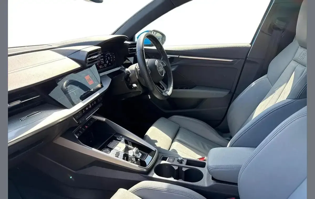 Used Audi A3 S-Line 147 HP (108 kW) 2023 Blue Sedan